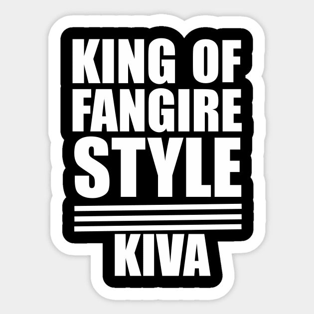 King of Fangire Style Sticker by Punch Black